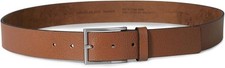 Hugo Boss Mens Gisport Leather Belt Medium Brown 100cm-38 ( fits 36”  ) New
