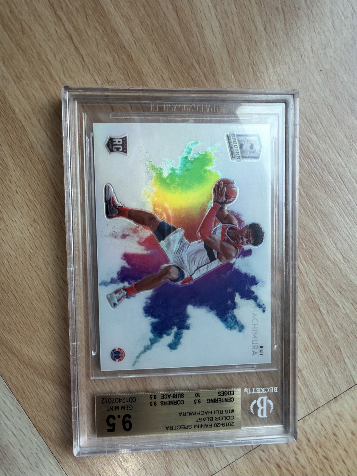 2019-20 Panini Spectra - Color Blast Rui Hachimura #15 (RC)
