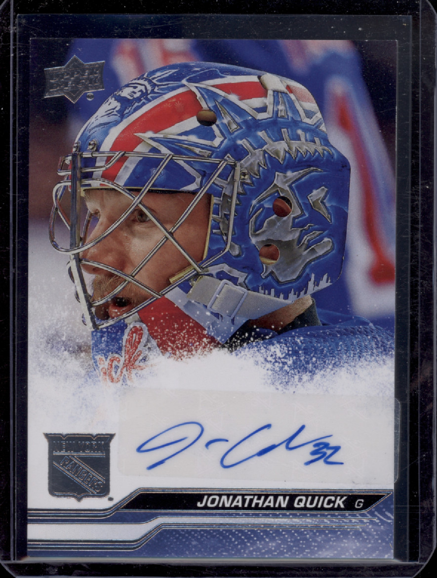 2023-24 Extended Series Jonathan Quick Snow Spray Auto Variation SSSP