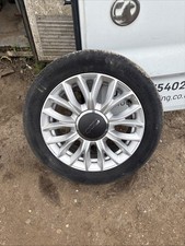 Fiat 500 15" Alloy Wheel & Tyre 185/55/15 51972874 Genuine 7mm Tread