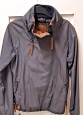 Naketano Jacke Damen Anorak Jacket Kurzmantel Gr. L Baumwolle Marine