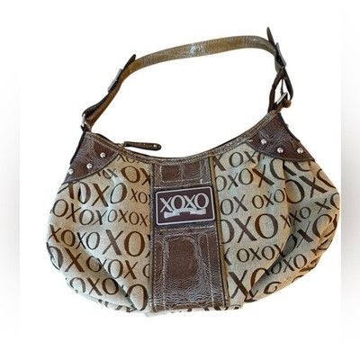 XOXO Brown Leather Vintage Y2K Logo Handbag | eBay