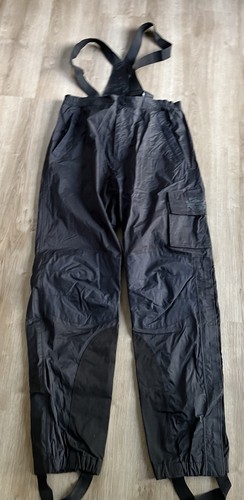 Harley Davidson Overall Rain Pants Men's Large Detachable Suspenders All Weather