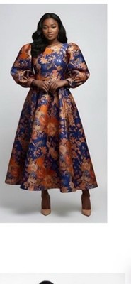 TALLY TAYLOR  DRESS/RETAIL$280/SIZE 16/ LINED/NEW WITH TAG/MIDI