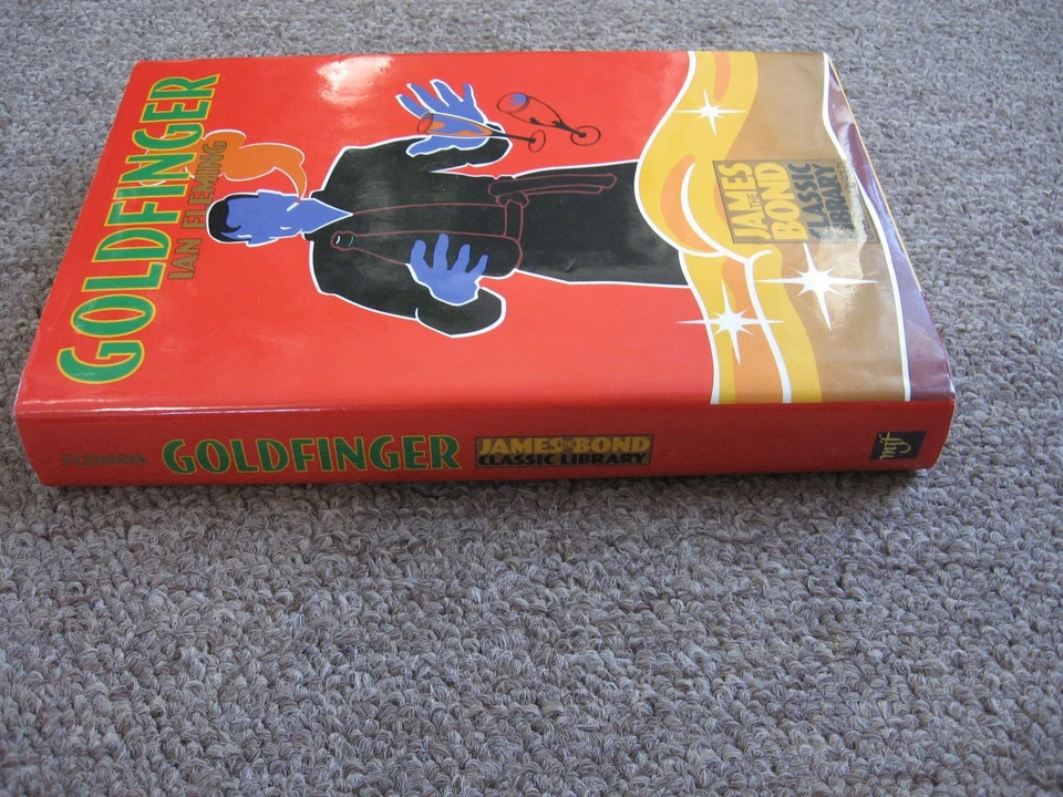 GOLDFINGER - JAMES BOND CLASSIC LIBRARY - HARDCOVER DUSTJACKET, 1st Print 007 Foto 3 de 4