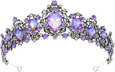 Baroque Queen Crown,Rhinestone Wedding Bridal Crown and Tiaras Crystal Headband