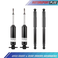 4PCS Front & Rear Shock Struts Absorbers For 1999-2003 Dodge Dakota Durango 2WD
