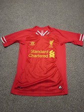 LIVERPOOL FOOTBALL CLUB HOME SHIRT - WARRIOR, STANDARD CHARTERED