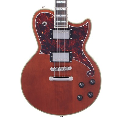D'Angelico Deluxe Atlantic Electric Guitar - Matte Walnut
