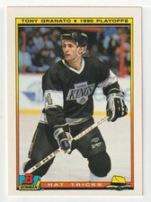 Tony Granato - Los Angeles - Hat Trick (Hockey Card) 1990-91 Bowman # 18 - Mint