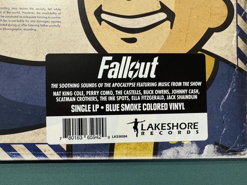 New - Fallout Soundtrack - The Soothing Sounds Of The Apocalypse - Vinyl - Blue - Image 2 of 3