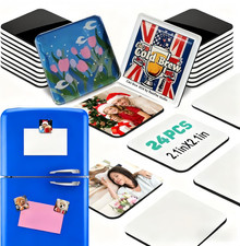 Custom Acrylic Fridge Magnet Craft Kit - 24 Pack DIY Magnet Making Set