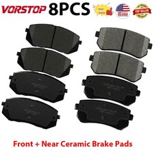 Front Rear Ceramic Brake Pads For 2011 - 2016 Hyundai Tucson Kia Sportage