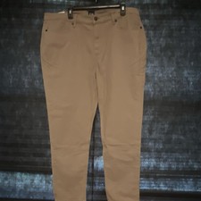 GAP Men's Slim Fit Super Soft Stretch Twill Beige 5-Pocket Design Casual Pants