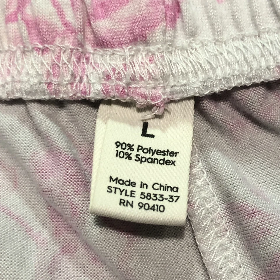 Laura Ashley 2 Piece Sleepwear Womens L Feminine Pajama Flower Power Lounge Pink - Image 3 of 4