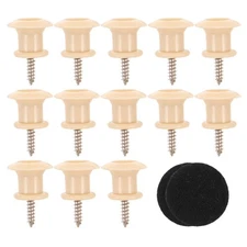  100 Pcs Acoustic Guitar Strap Button Buttons Locks Electric Parts