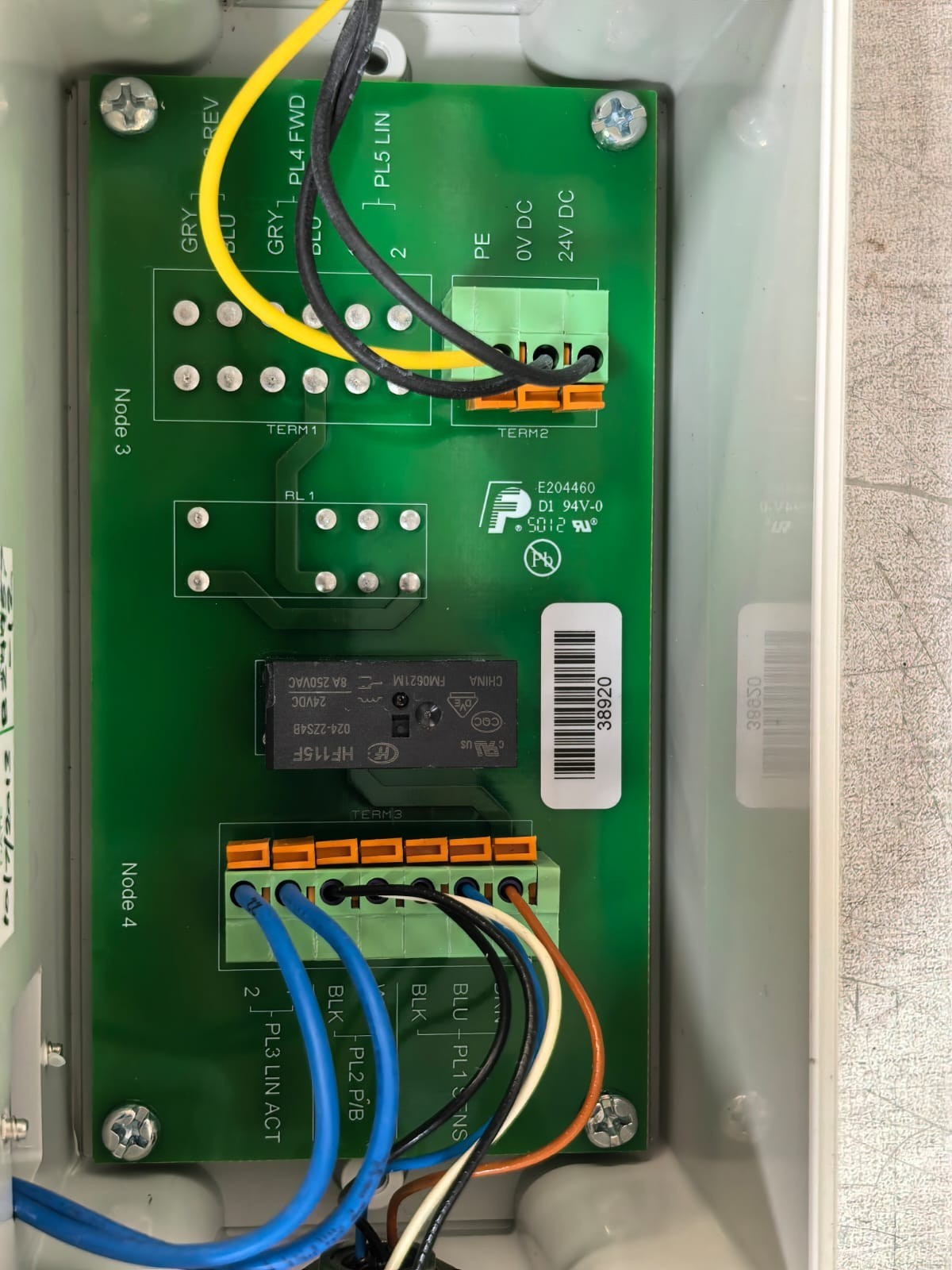 UNKNOWN CP1010 LTF116-08 TRS TYPE 4 NODE CP1010 LTF116-08 HERB MODULE 4