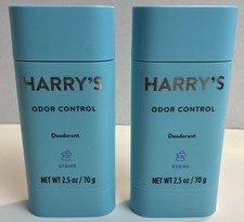 Harry's Deodorant Odor Control Aluminum-Free, Stone, 2.5 Oz PACK OF 2 