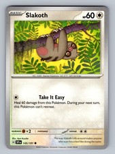 Slakoth 145/191 Common SV08: Surging Sparks NM - LP Pokemon TCG