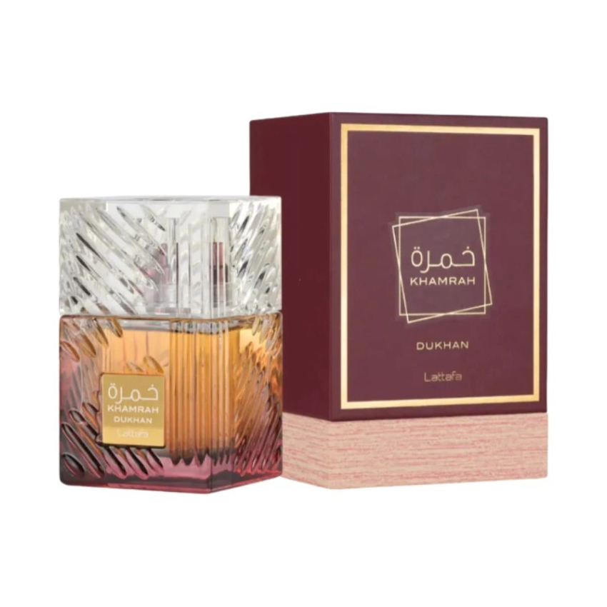 Lattafa Khamrah Dukhan 100 ml Unisex Perfume Spray Long Lasting Fresh Aroma