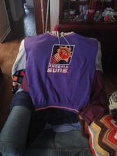 Vintage RARE Suns Starter Sweatshirt Barkley RUN Size XL Hoodie