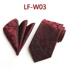Tie Silk Necktie Wedding Floral Paisley Men + Pocket Square Hanky Matching UK