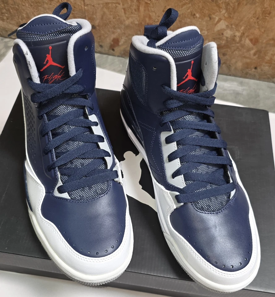 Nike Air Jordan Flight SC 3 Talla 9 Azul Marino/Blanco Hombre’s 629877-407 NUEVO en Caja Foto 4 de 4