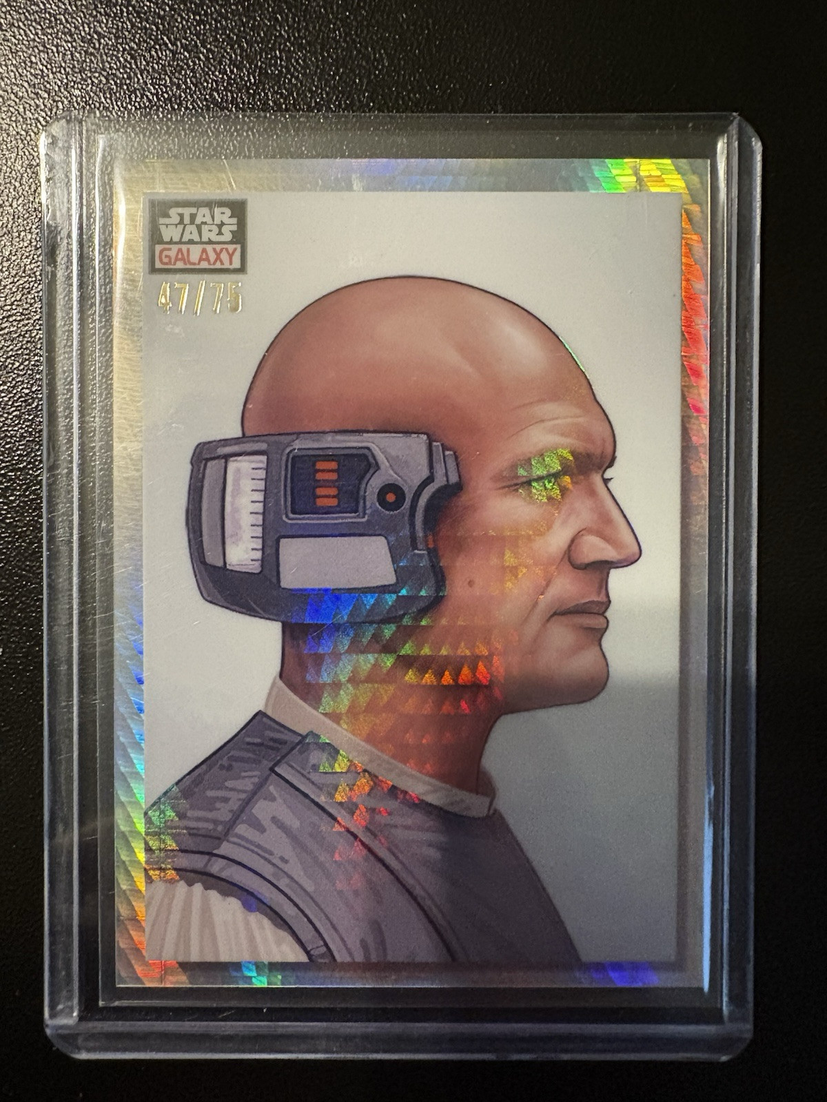 2023 TOPPS CHROME STAR WARS GALAXY PRISM REFRACTOR #84 LOBOT 47/75