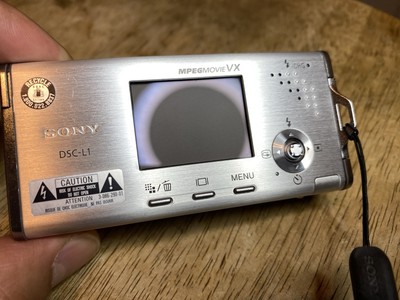 Sony Cyber-shot DSC-L1 4.1MP Digital Camera Silver Tested Working