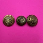 Civil War Massachusetts Volunteer Coat Button Maine State Seal Lot