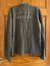 BOSS Hugo Boss Charcoal Gray Innovation 5 Full-Zip Track Jacket Size Large