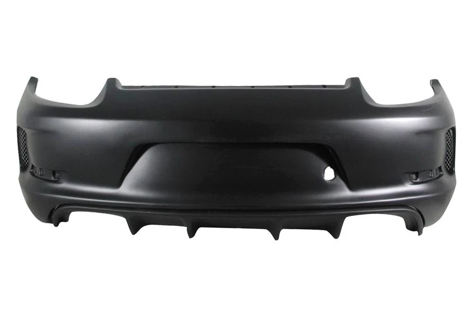 For Porsche 911 12-15 GT3 Style Fiberglass Rear Bumper w Reflectors Unpainted Foto 3 de 4