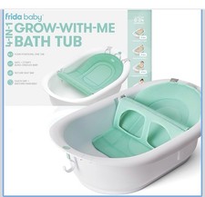 Frida Baby 4-In-1 Grow-With-Me Baby Bathtub, Baby Tub for Newborns to Toddler