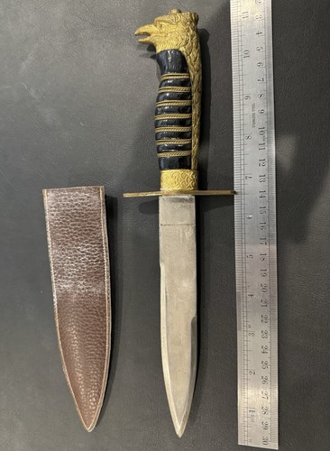 Original, WW2, Italian Facsist Dagger With Sheath