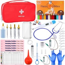 kewen Puppy Kitten Whelping Supplies, Birthing Kit for Newborn Puppies  Kittens