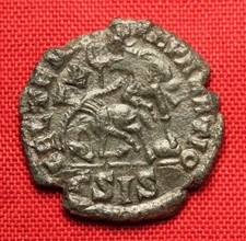 Ancient Roman Bronze AE4 Coin, Constantius - FEL TEMP REPARATIO