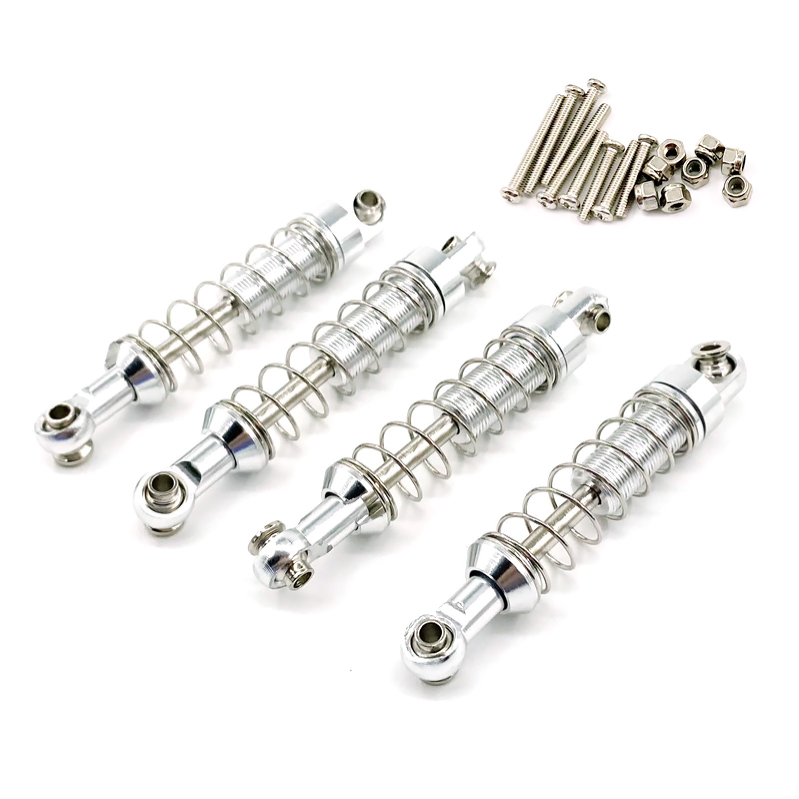 4Pcs Metal RC Car Shock Absorber Spring Damper For WPL C14 C24 C34 MN D90 D91