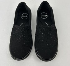 BZEES Women s Poppyseed Slip On Black Loafers Sz. 6.5 Medium