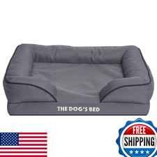 The Dog  s Bed Replacement Outer Cover  Bolster for Standard Foam Beds, Oxford