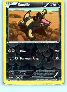 Sandile 69/146 XY Base Set Reverse Holo Common