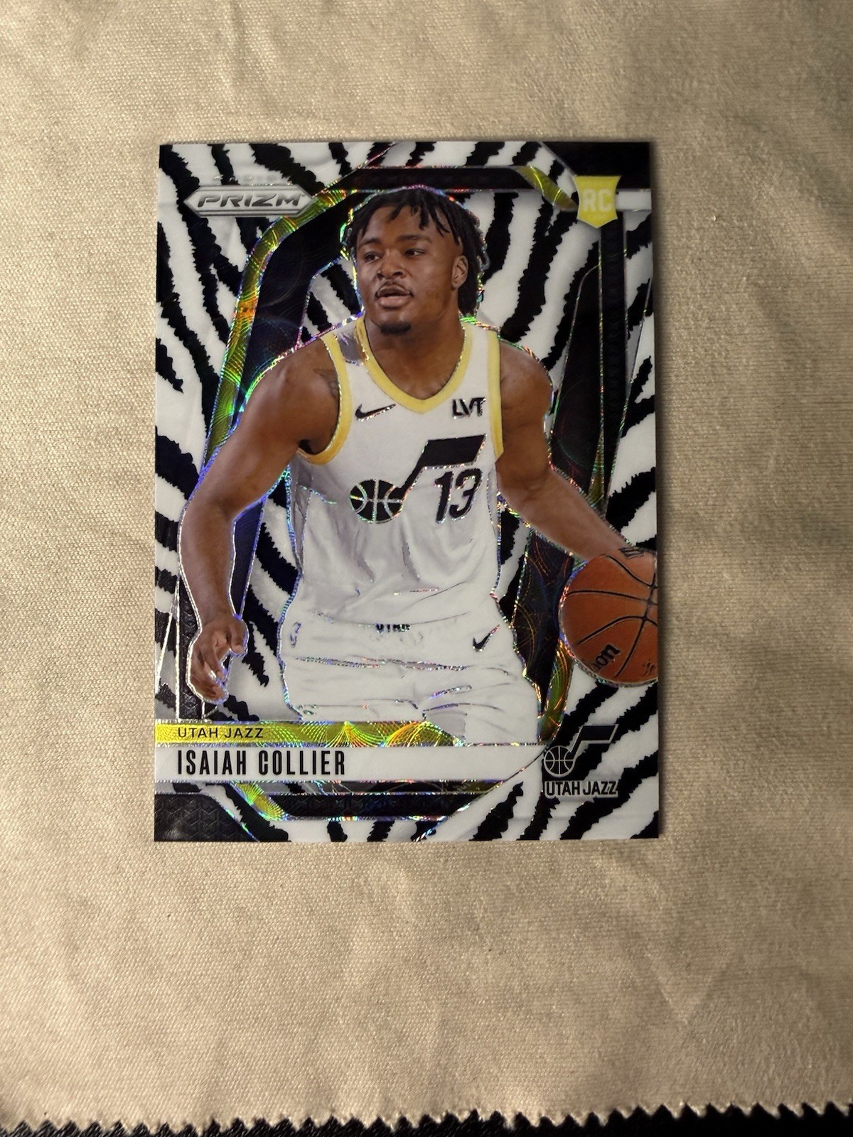 2024-25 Prizm Isaiah Collier White Tiger RC #227
