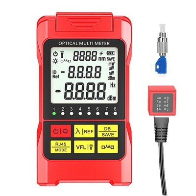Fiber Optic Cable Tester Optical Power Meter OPM VFL RJ45 Tool OPMVFL2