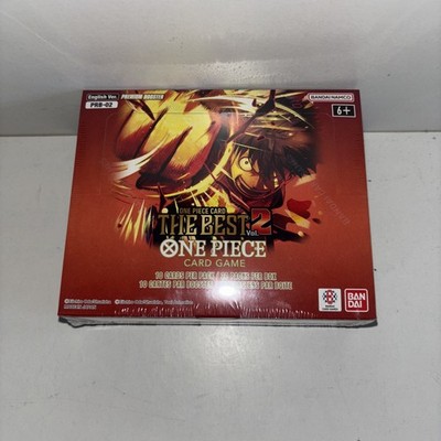 One Piece Card Game THE BEST Vol.2 PRB-02 Display ENGLISH OVP Sealed 20 Booster