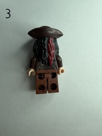 Lego Captain Jack Sparrow 4193 4194 4195 Pirates of the Caribbean Minifigure
