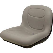 Fits Ariens Lawn Mower Bucket Seat - Fits Various Models - Gray Vinyl