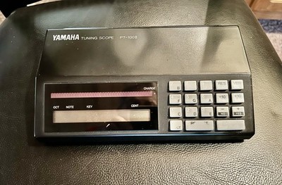 Yamaha PT-100II Piano Tuning Scope Tuner, MIDI In, Foot Switch
