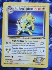 Pokémon Lt. Surge's Jolteon Gym Challenge set #28 Rare on eBay