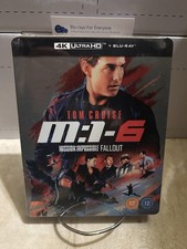Mission Impossible 6 VI Fallout 4K SteelBook UHD Blu-ray UK 2018 No Dent