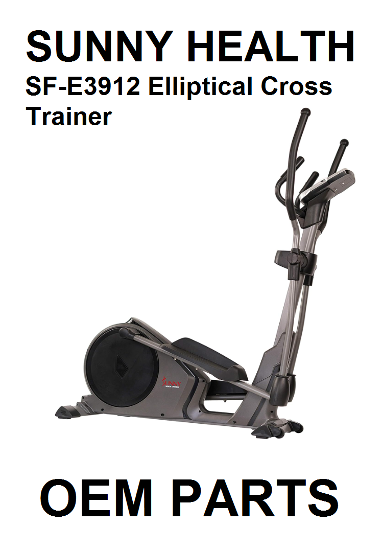 Sunny Health Fitness OEM PART SF-E3912 Electro-Magnetic Elliptical Cross  Trainer