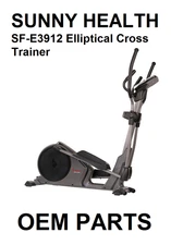 Sunny Health Fitness OEM PART SF-E3912 Electro-Magnetic Elliptical Cross Trainer